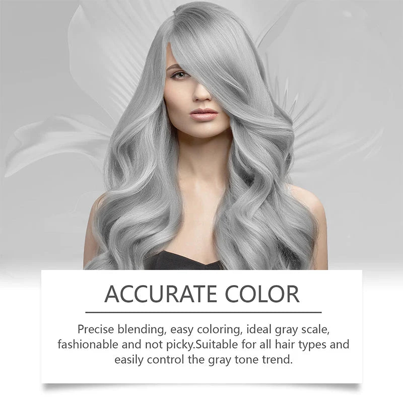 Hair Dye Silver Ammonia-Free Aloe & Plant Extracts