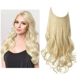 Hair Extensions 100% Human Hair Natural Wave Heat-Stylable