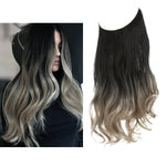 Hair Extensions 100% Human Hair Natural Wave Heat-Stylable