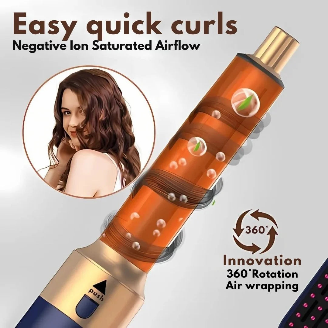 Hair Styler 5-in-1 Airflow & Adjustable Heat