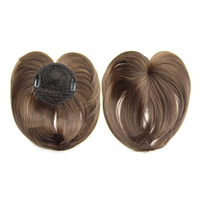Hair Topper Short Clip-In Crown Volume Natural-Looking Blend