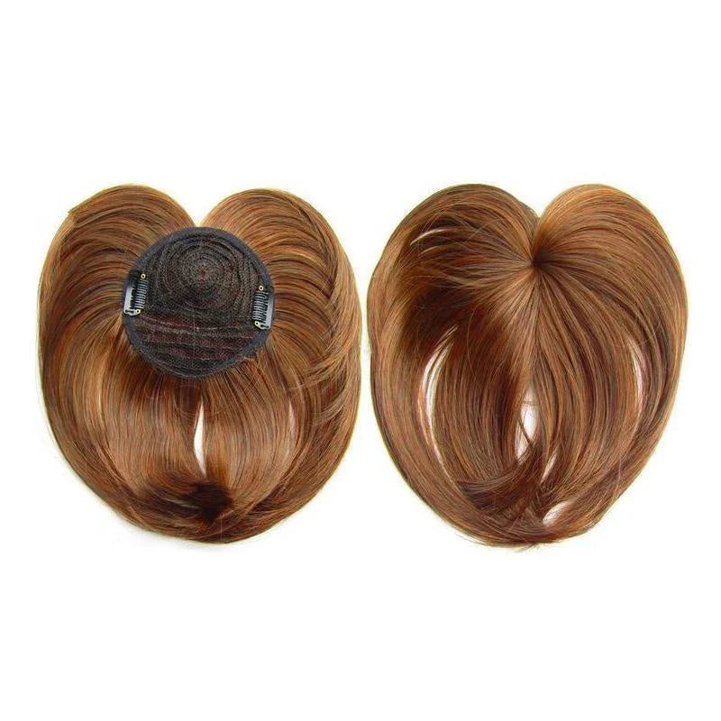 Hair Topper Short Clip-In Crown Volume Natural-Looking Blend