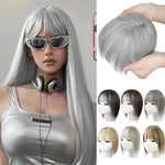 Hairpiece Synthetic Fiber Adjustable Bangs Volume-Enhancing