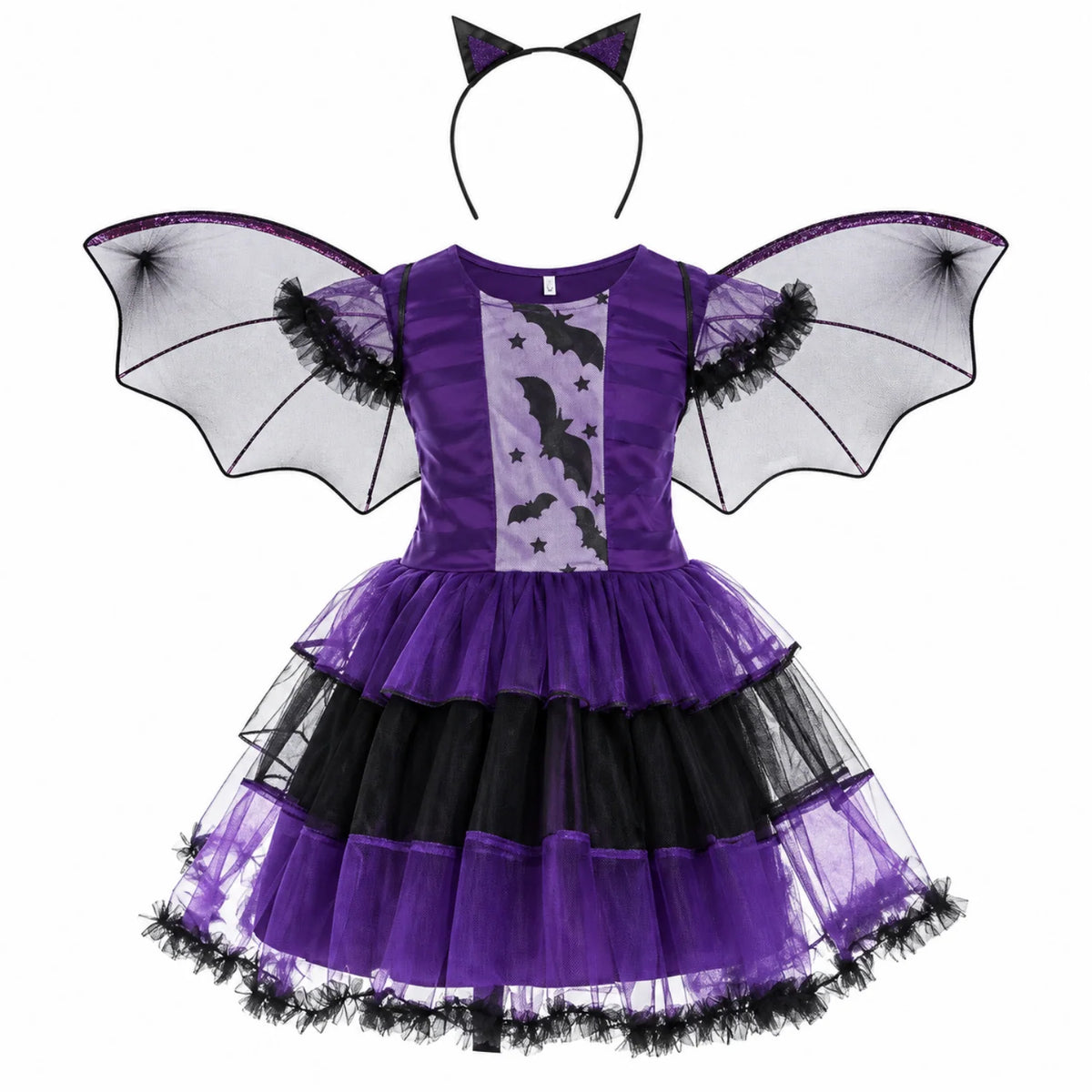 Halloween Costume Set of 4 Star Print Dress