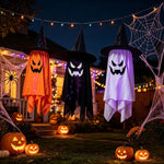 Halloween Decoration Figure Glowing Eyes Weather-Resistant Indoor & Outdoor Use