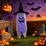 Halloween Decoration Figure Glowing Eyes Weather-Resistant Indoor & Outdoor Use