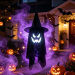 Halloween Decoration Figure Glowing Eyes Weather-Resistant Indoor & Outdoor Use