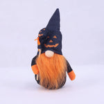 Halloween Figurine Witch Hat Pumpkin Motif Fade Resistant