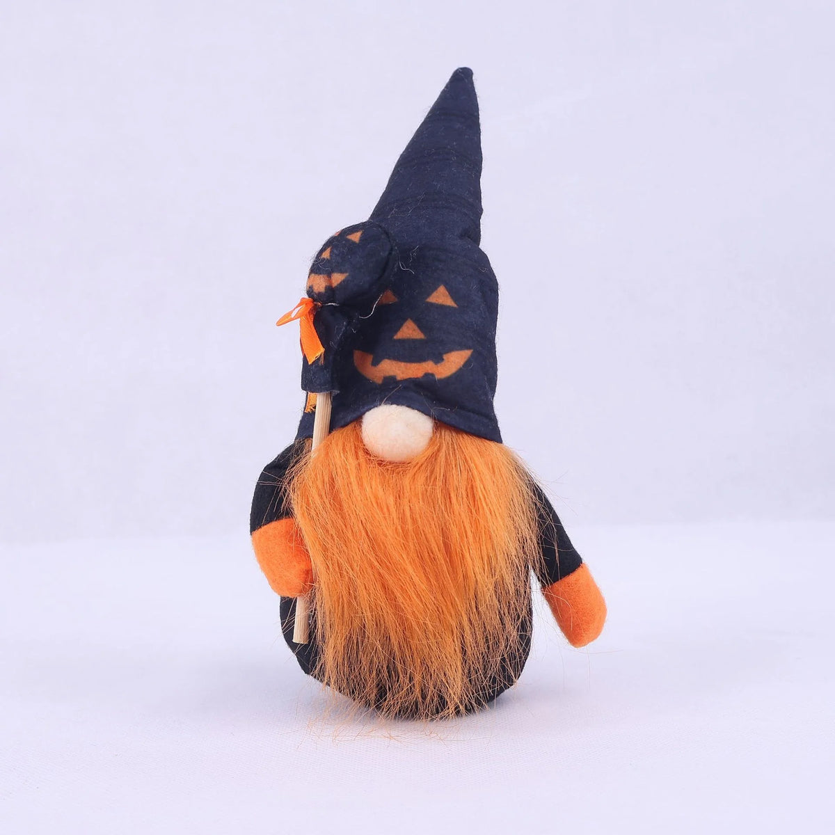 Halloween Figurine Witch Hat Pumpkin Motif Fade Resistant
