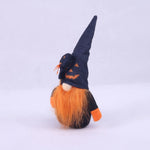 Halloween Figurine Witch Hat Pumpkin Motif Fade Resistant