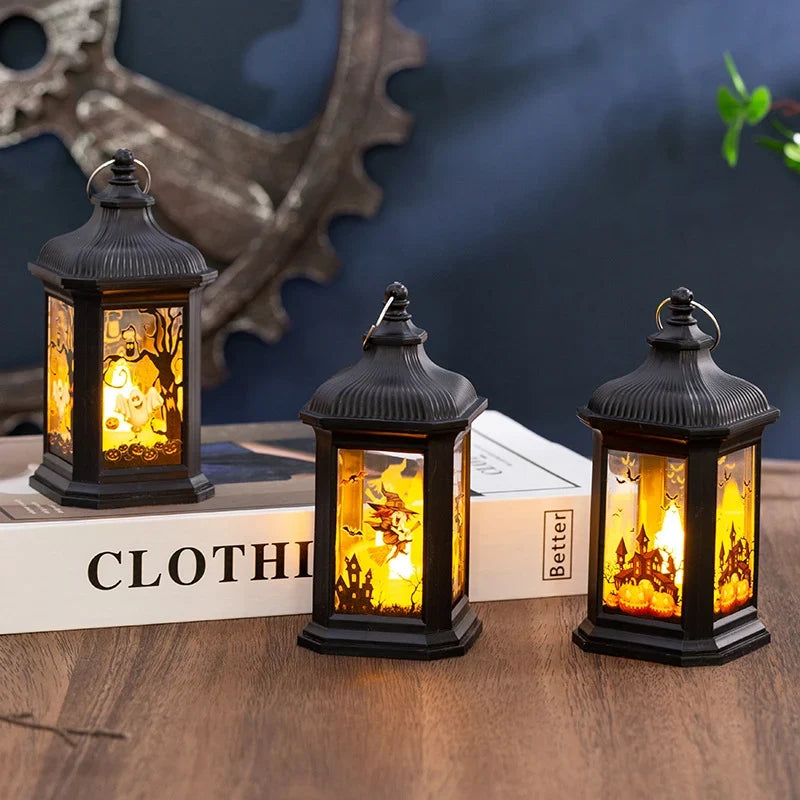 Halloween Lantern Flameless LED Indoor & Outdoor