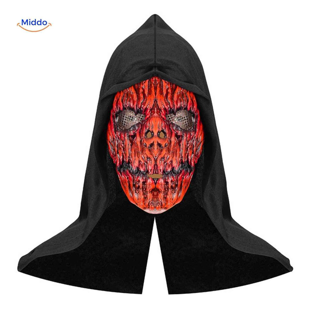 Halloween Mask Full-Face Integrated Hood Breathable Visibility