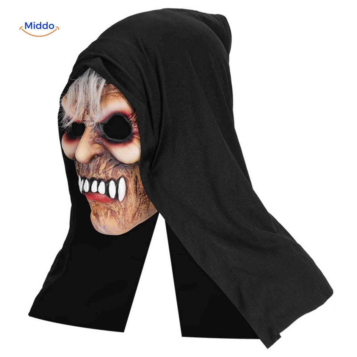 Halloween Mask Full-Face Integrated Hood Breathable Visibility