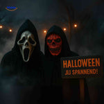 Halloween Mask Full-Face Integrated Hood Breathable Visibility
