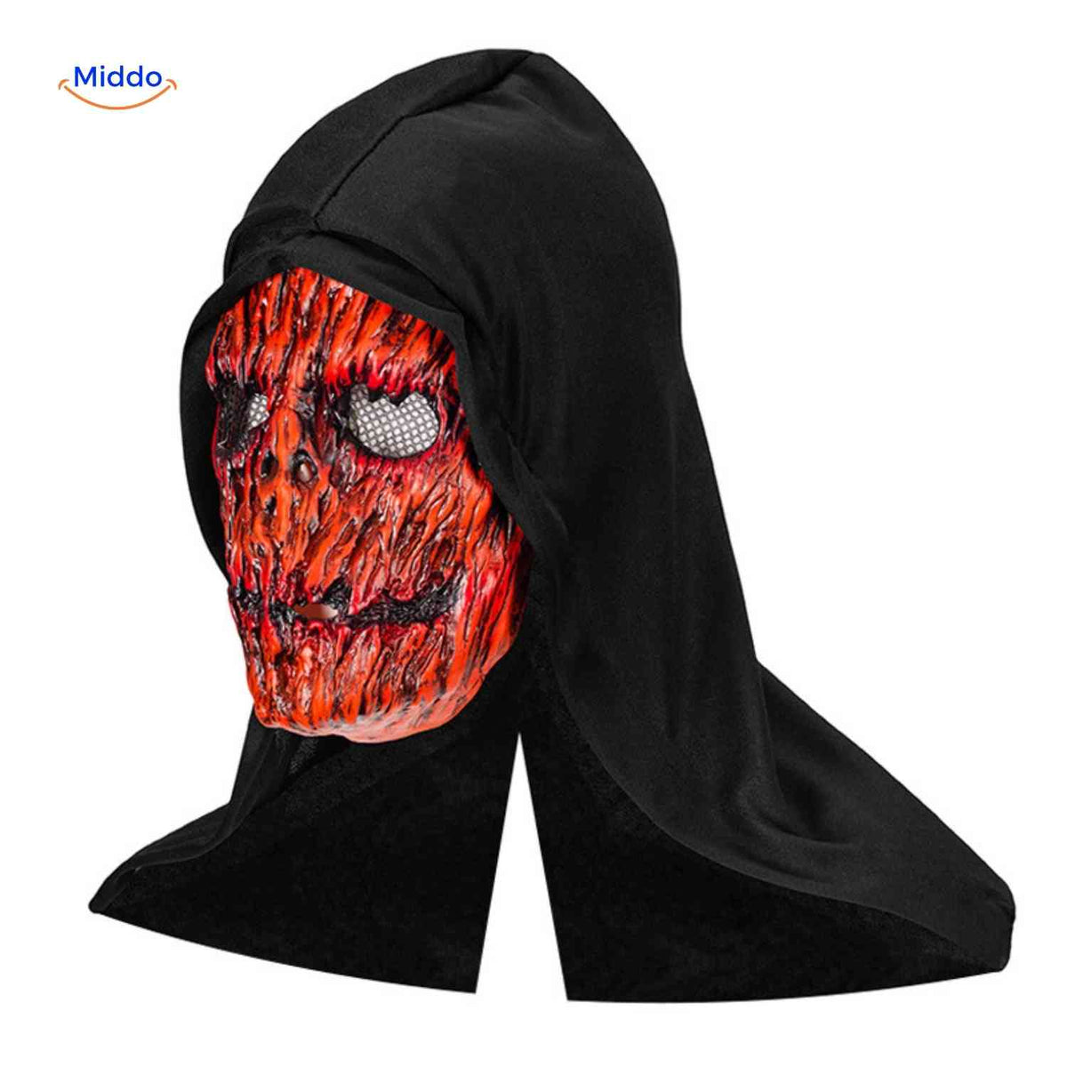 Halloween Mask Full-Face Integrated Hood Breathable Visibility