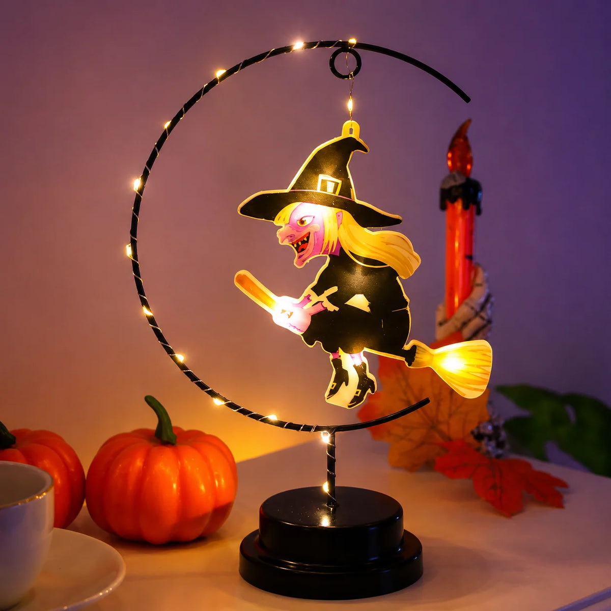 Halloween Night Light Battery-Powered LED Character Designs