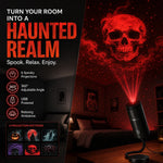 Halloween Projector Rotating Projections 6 Scene Discs USB Powered