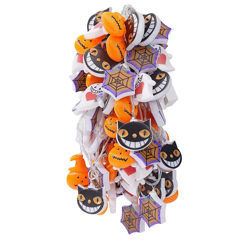 Halloween String Lights Ghost-Shaped LED Set of 20