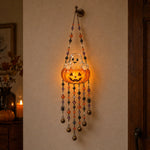 Halloween Wind Chime Light-Up Centerpiece Colorful Beaded Strands