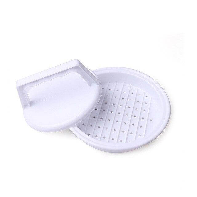 Hamburger Patty Press Durable PVC Round Mold