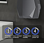 Hand Dryer Motion-Activated 1000W Quick-Dry