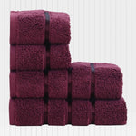 Hand & Face Towel Set 4-Piece Cotton Quick-Drying