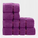 Hand & Face Towel Set 4-Piece Cotton Quick-Drying