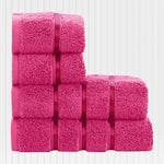 Hand & Face Towel Set 4-Piece Cotton Quick-Drying