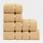 Hand & Face Towel Set 4-Piece Cotton Quick-Drying
