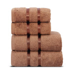 Hand & Face Towel Set 4-Piece Cotton Quick-Drying