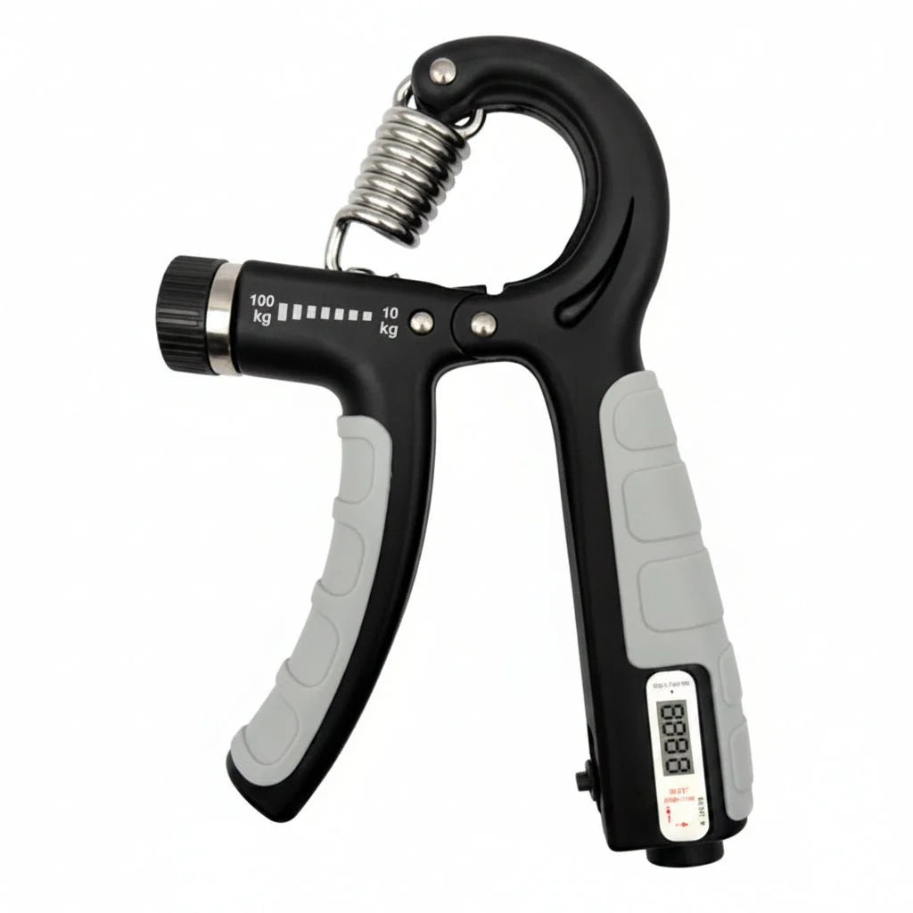 Hand Gripper Adjustable Resistance 11–132 lb Compact & Portable