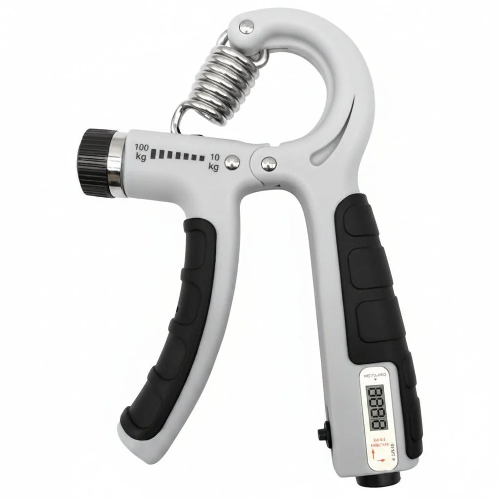 Hand Gripper Adjustable Resistance 11–132 lb Compact & Portable