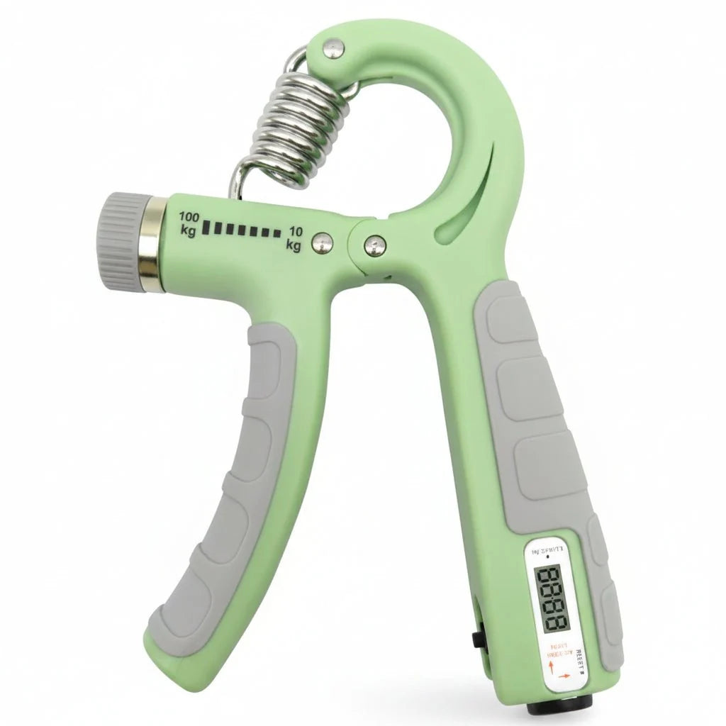 Hand Gripper Adjustable Resistance 11–132 lb Compact & Portable