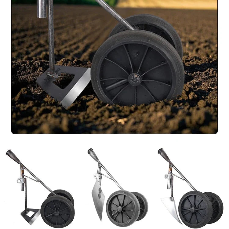 Hand Hoe Forged Steel 2-in-1 Fits Wooden Handles
