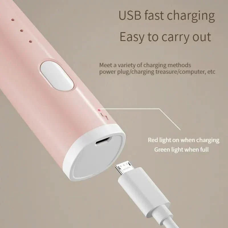 Hand Mixer USB Rechargeable 3 Speeds Stainless Steel Whisks