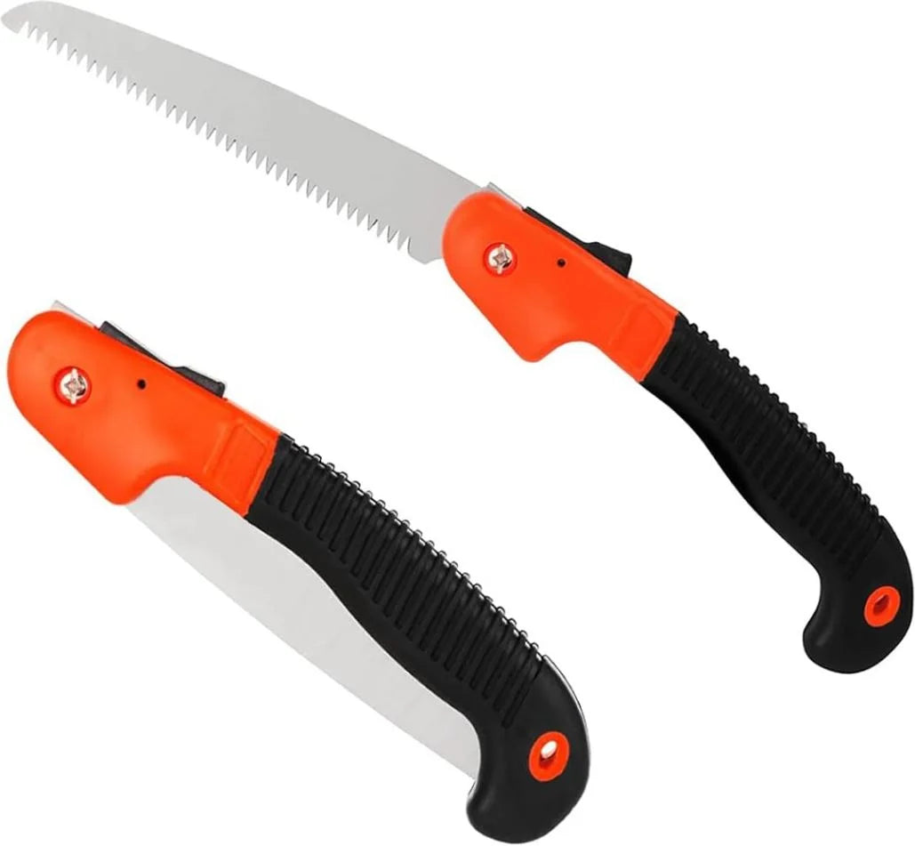 Hand Saw 7 Inch Foldable Triple Razor Tooth