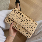 Handbag Textured Gold Chain Handle