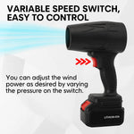 Handheld Air Blower 1050W Turbo Adjustable Airflow