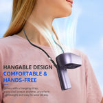Handheld Fan Dual Airflow 5-Speed Rechargeable USB-C