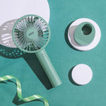 Handheld Fan Phone Stand 3-Speed USB-Powered