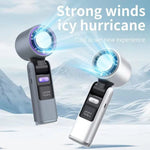 Handheld Fan Rechargeable Built-In Cooling Plate