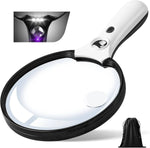 Handheld Magnifier 10x-45x LED & UV Light