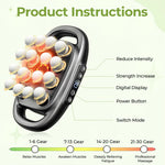 Handheld Massager Multi-Intensity Vibration Ergonomic Portable
