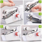 Handheld Sewing Machine Compact Battery-Powered for Quick Repairs