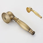 Handheld Showerhead Rust-Resistant Metal Massage Jet Hose & Wall Bracket