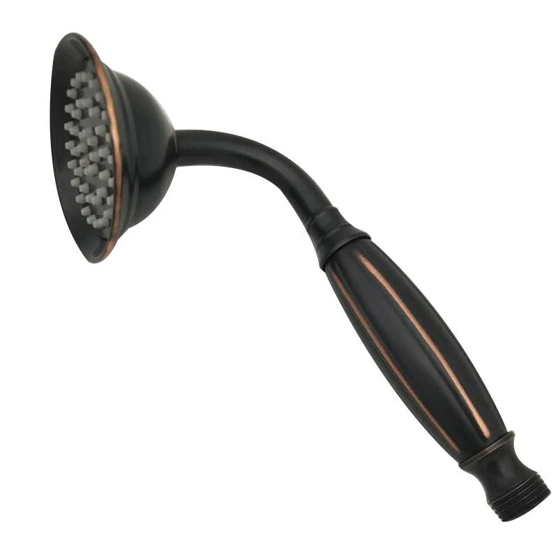 Handheld Showerhead Rust-Resistant Metal Massage Jet Hose & Wall Bracket