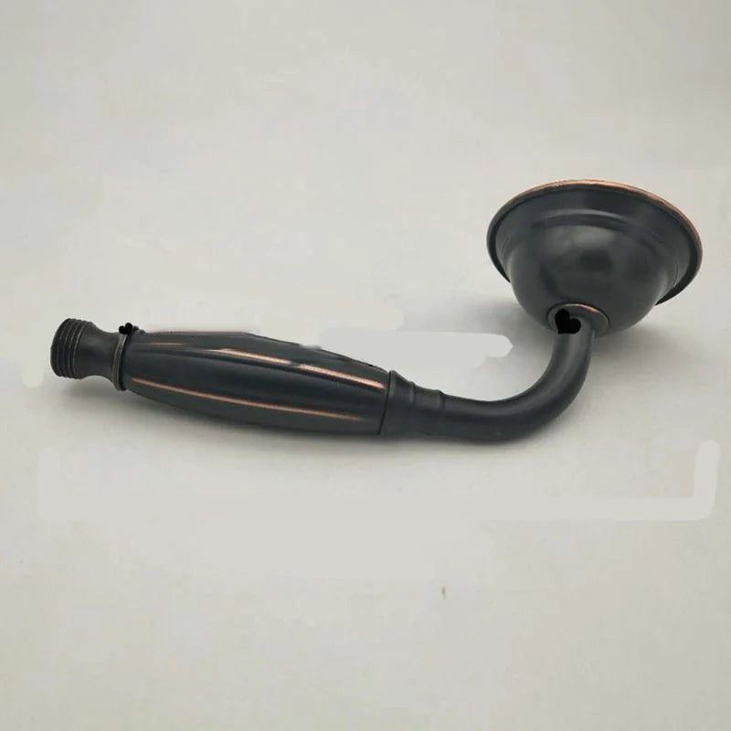 Handheld Showerhead Rust-Resistant Metal Massage Jet Hose & Wall Bracket