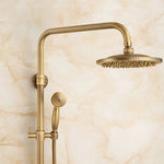 Handheld Showerhead Rust-Resistant Metal Massage Jet Hose & Wall Bracket