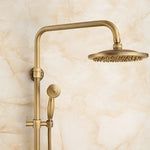 Handheld Showerhead Rust-Resistant Metal Massage Jet Hose & Wall Bracket