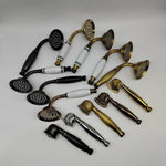 Handheld Showerhead Rust-Resistant Metal Massage Jet Hose & Wall Bracket